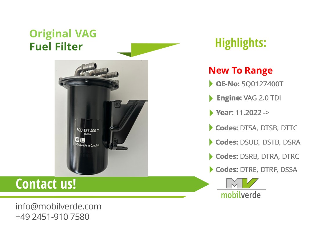 Kraftstofffilter 5Q0127400T
